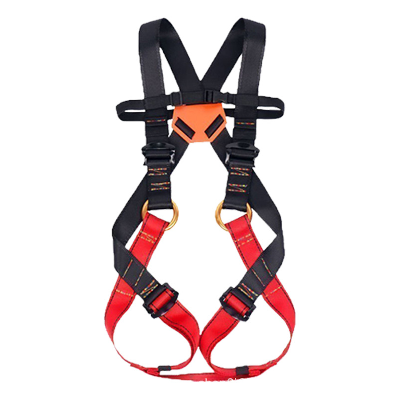 Outdoor Adventure Course - M サイズ身長 106-145 センチメートル 5 点安全ハーネス子供用屋内アドベンチャーコース屋外ロッククライミング懸垂下降保護具