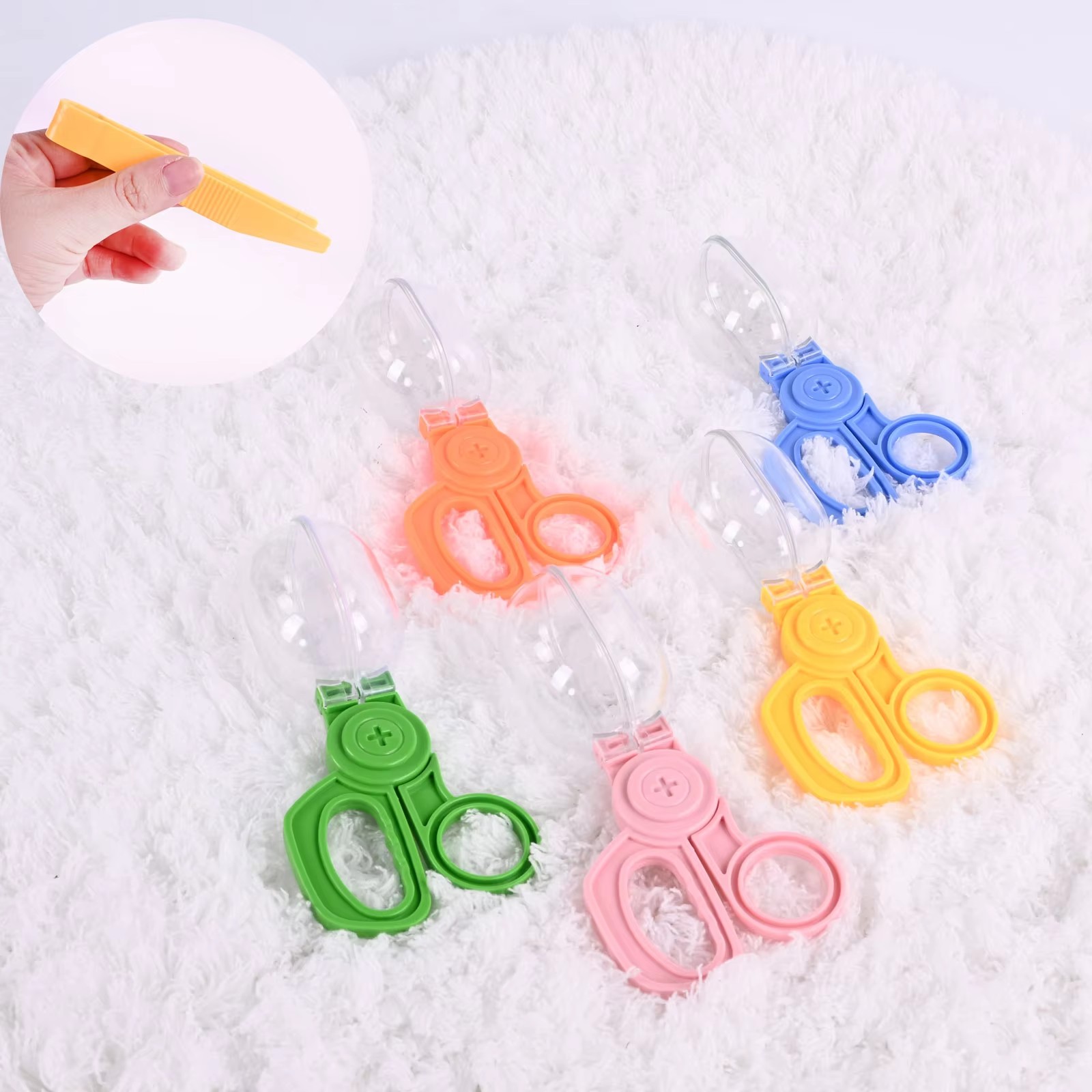 Outdoor Adventure Sports - アドベンチャー昆虫カプセルクリップおもちゃアクセサリー、試験管クリップスプーン、子供用アウトドアスポーツトレーニングおもちゃ