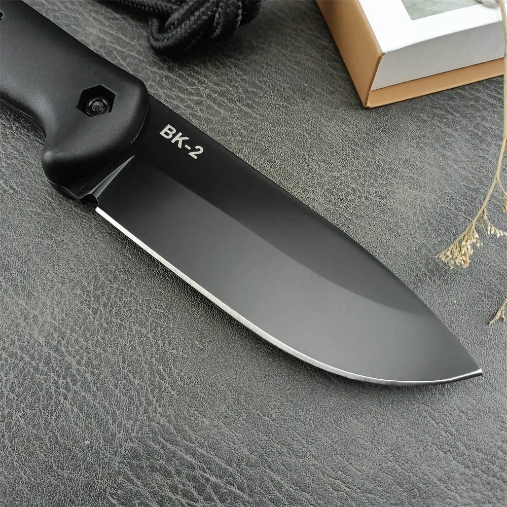 固定刃カッティングナイフ BK2 屋外高硬度キャンプナイフ  - Survival Knife Full Tang のレビューと価格