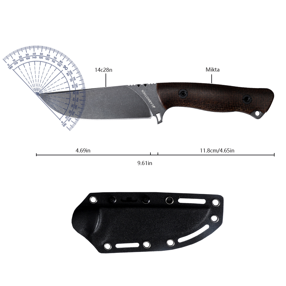 フルタング固定刃ナイフ（シース付き）、アウトドアキャンプ用切 - Survival Knife Full Tang のレビューと価格