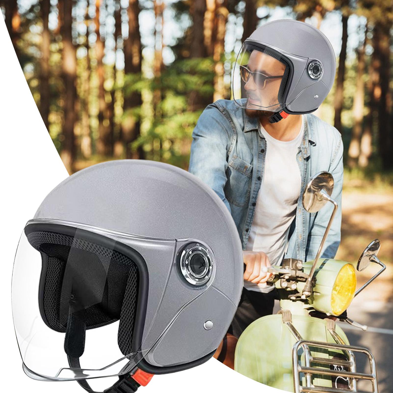 ヘルメットオートバイ用オートバイハーフフェイスヘルメット保護 - Outdoor Adventure Gear のレビューと価格