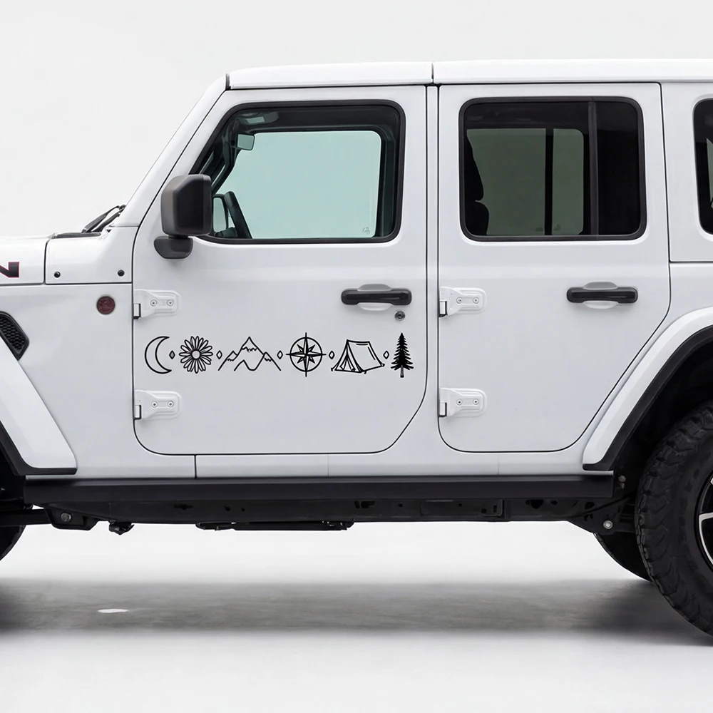 アウトドアアドベンチャーストーリーデザイン車のステッカーSU - Outdoor Adventure Vans のレビューと価格