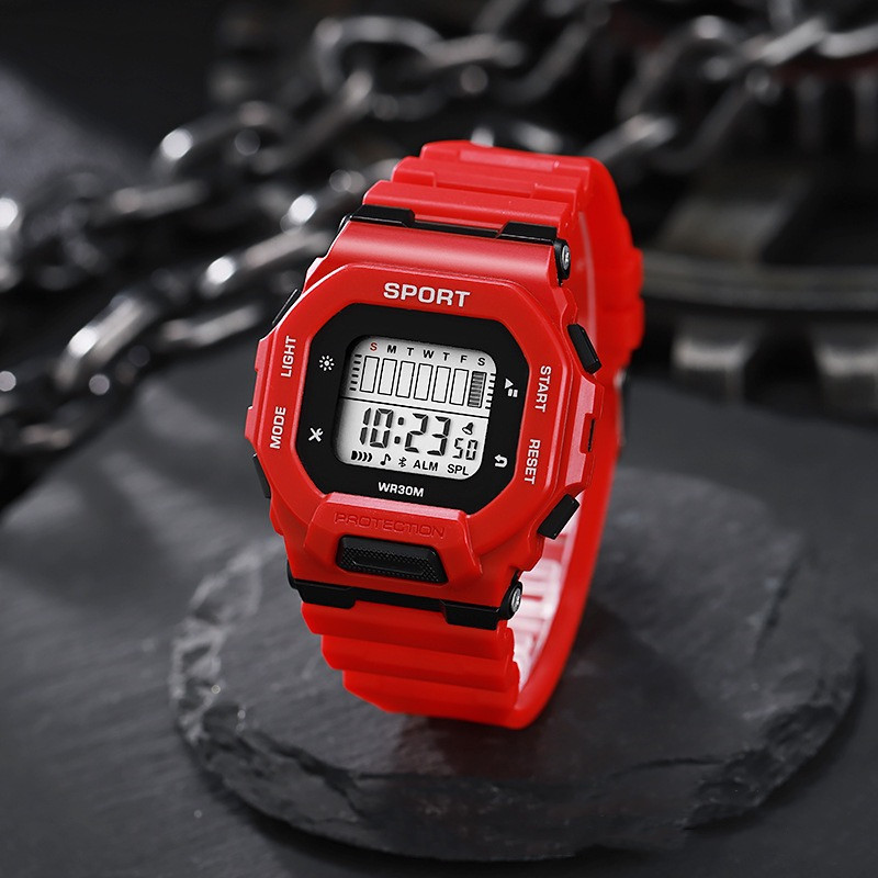 メンズデジタルスポーツウォッチ,防水,LED,多機能電子機器 - Outdoor Adventure Sports のレビューと価格