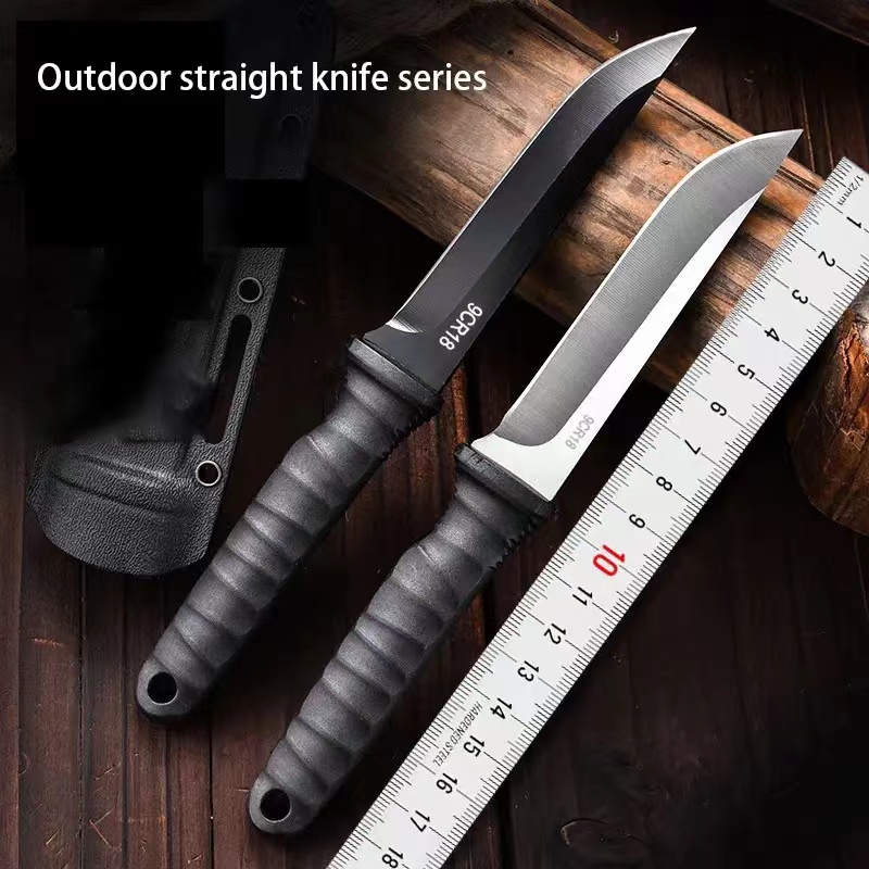 アウトドアポケットナイフ - シース付きポータブルキャンプナ - Survival Knife Full Tang のレビューと価格